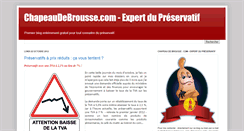 Desktop Screenshot of chapeaudebrousse.com